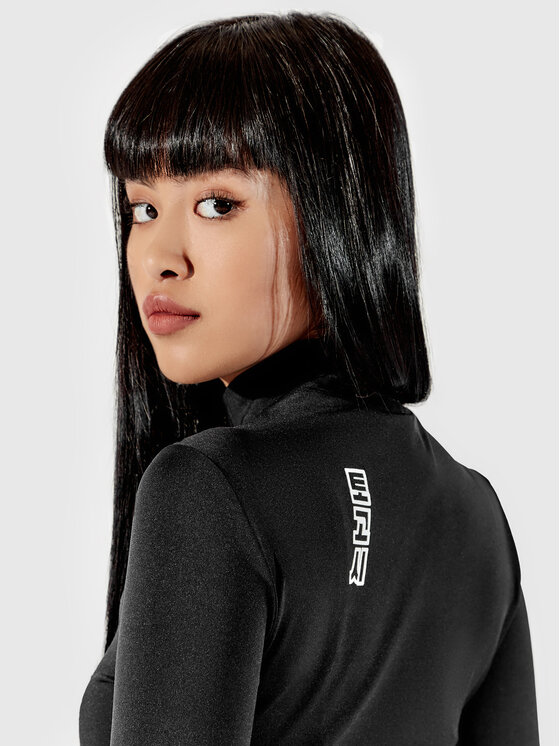 Togoshi Togoshi Ежедневна рокля TG22-SUD021 Черен Extra Slim Fit