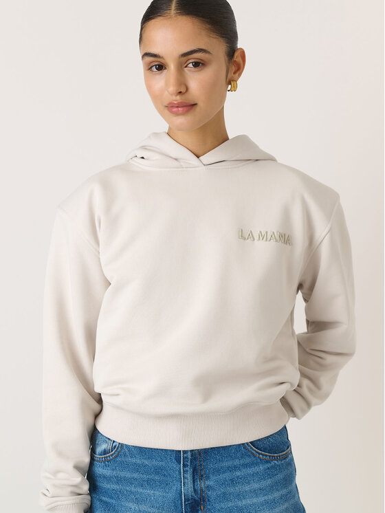La Mania La Mania Felpa LIO Écru Classic Fit