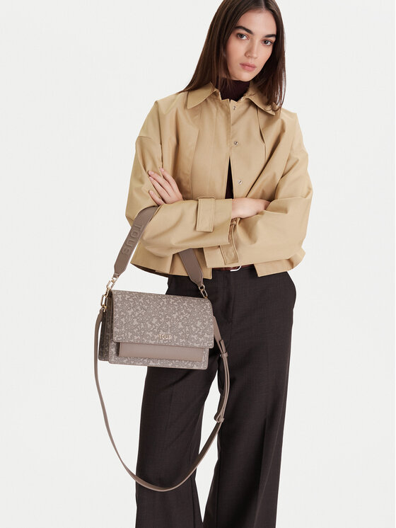 TOUS TOUS Borsetta Audree Kaos Mini Lines 2002183344 Marrone