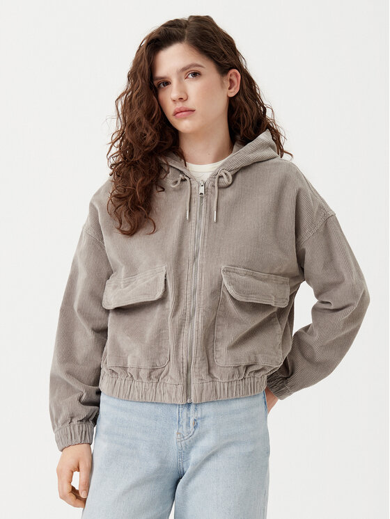 ONLY ONLY Mikina Kenzie 15246274 Šedá Regular Fit