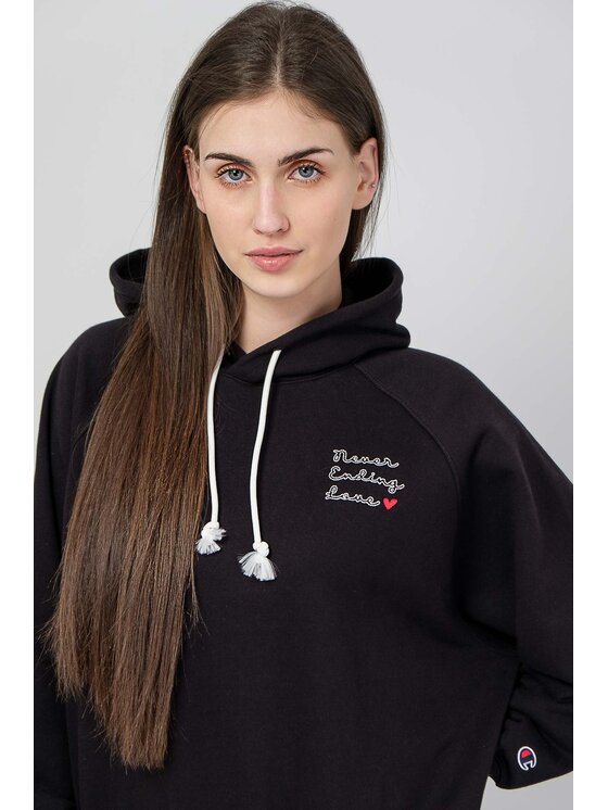 Champion Champion Bluza 116350-KK001-NBK R. S Czarny Oversize