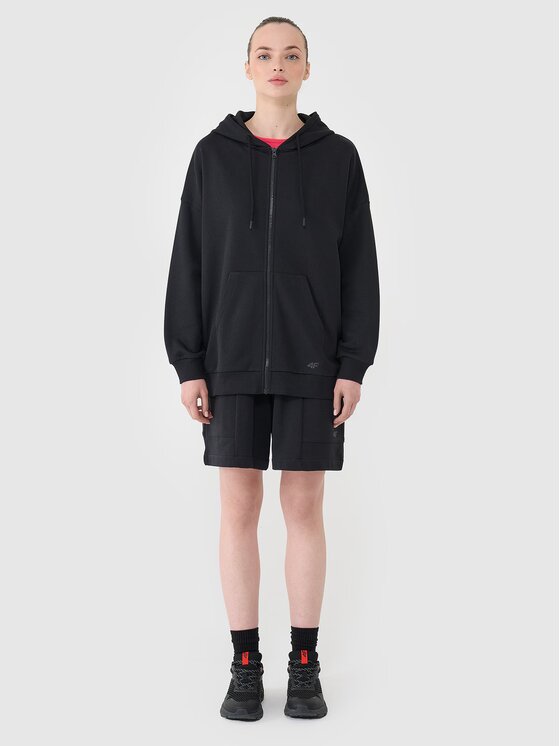 4F 4F Μπλούζα 4FRSS25TSWSF2152-20S Μαύρο Oversize