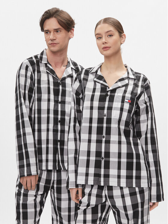 Tommy Jeans Tommy Jeans Πιτζάμα UU0UU00084 Μαύρο Regular Fit