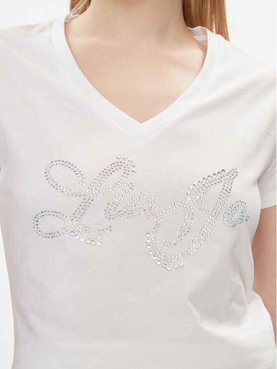 Liu Jo Liu Jo Тишърт MA4337 JS923 Екрю Regular Fit