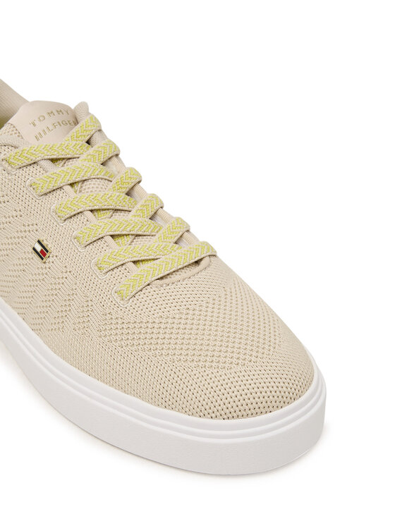 Tommy Hilfiger Tommy Hilfiger Sneakers Knit Cupsole FW0FW09289 Bej