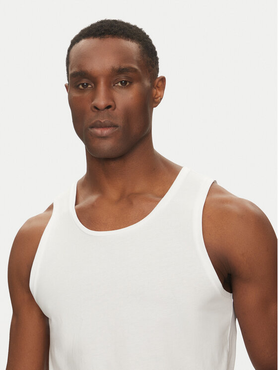Lacoste Lacoste Set od 3 tank topa TH9009 Bijela Regular Fit