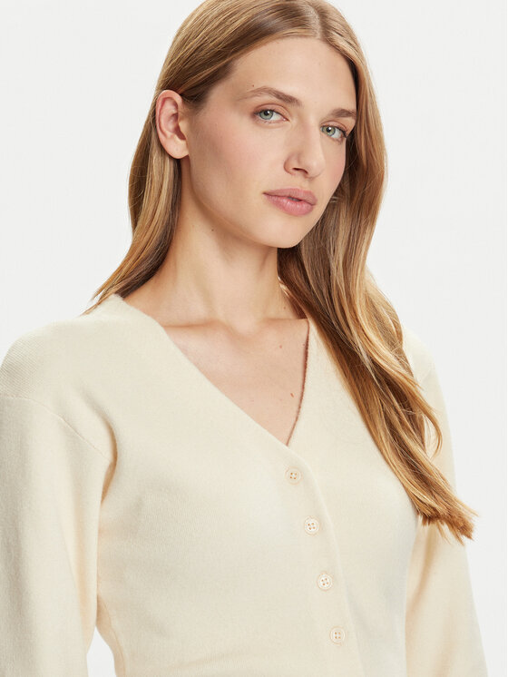 Vero Moda Vero Moda Kardigán Saba 10334777 Béžová Regular Fit