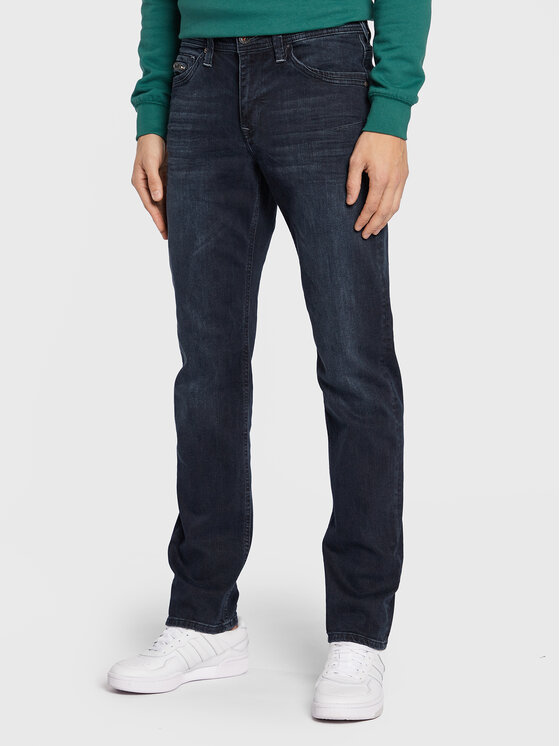 Petrol Industries Jeans hlače Seaham Tracker 0012 Mornarsko modra Slim Fit