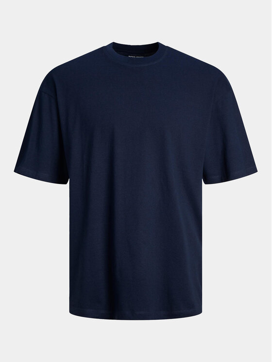 Jack&Jones Jack&Jones Marškinėliai Bradley 12249319 Tamsiai mėlyna Regular Fit