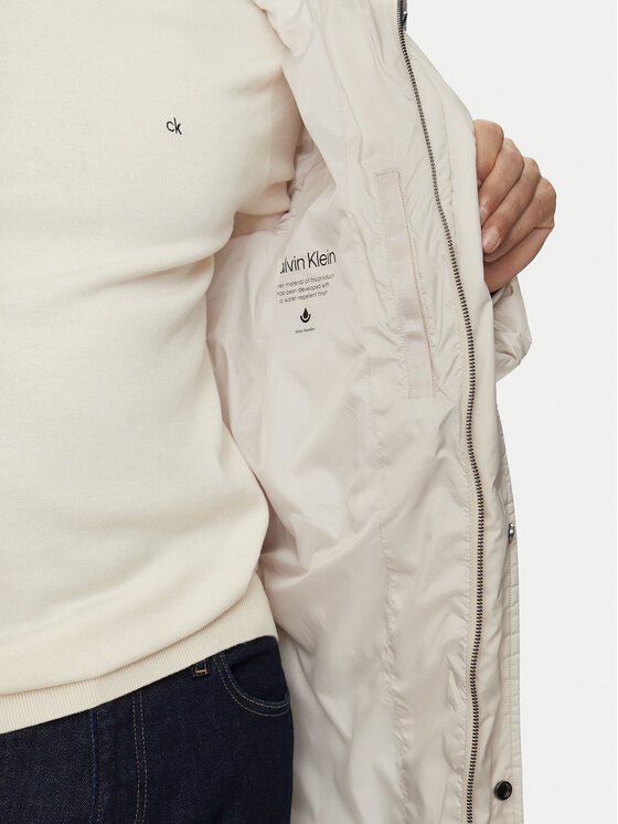 Calvin Klein Calvin Klein Pūkinė striukė K10K113465 Smėlio Regular Fit