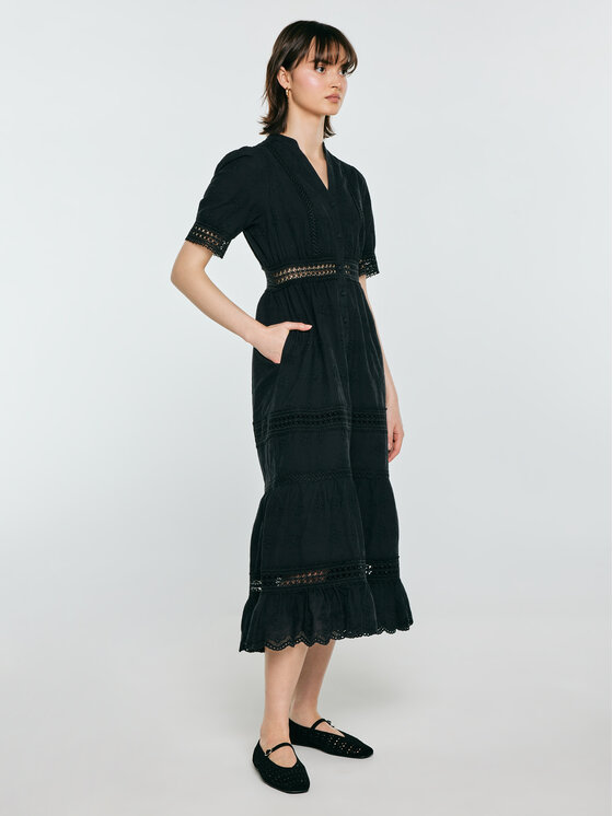 BIG STAR BIG STAR Sukienka codzienna ANIELA Czarny Tapered Fit