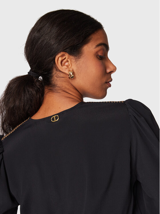 TWINSET TWINSET Коктейльна сукня 222TT2316 Чорний Regular Fit