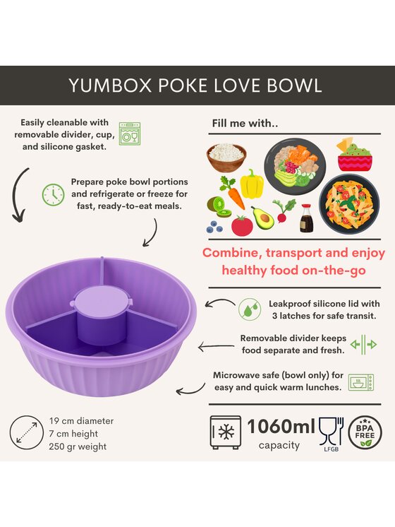Yumbox Yumbox Lunchbox Poke Bowl Fioletowy
