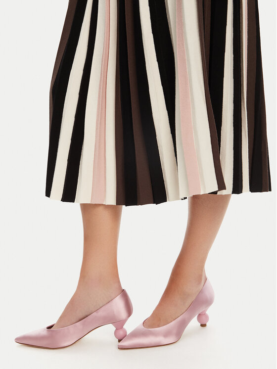Weekend Max Mara Weekend Max Mara Plisirano krilo Pleiadi 2525306011 Rjava Regular Fit