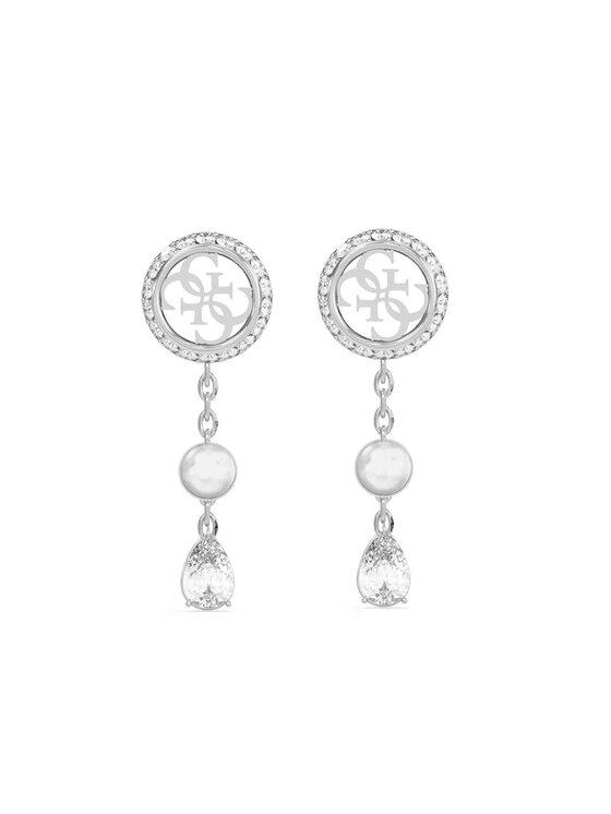 Guess Guess Kolczyki JUBE05521JW Srebrny