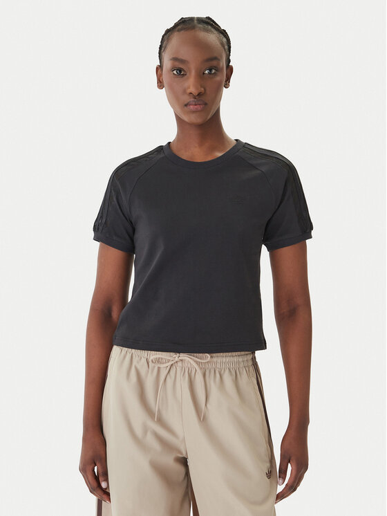 adidas adidas T-Shirt Lace Cali KC8150 Μαύρο Regular Fit