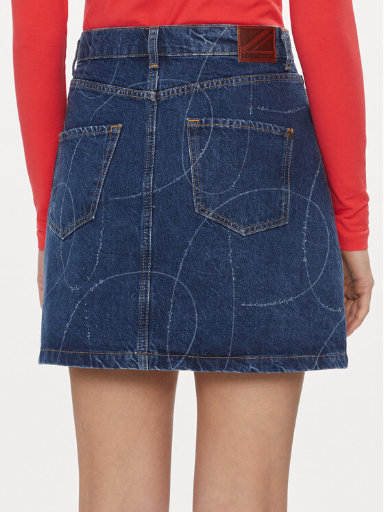 Pepe Jeans Pepe Jeans Spódnica jeansowa Winnie PL901097 Granatowy Regular Fit