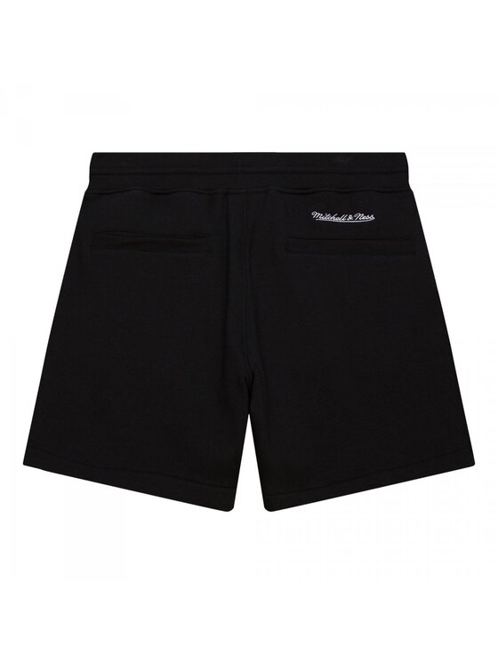 Mitchell & Ness Mitchell & Ness Pantaloncini sportivi Branded Essentials Fleece Shorts Nero Regular Fit