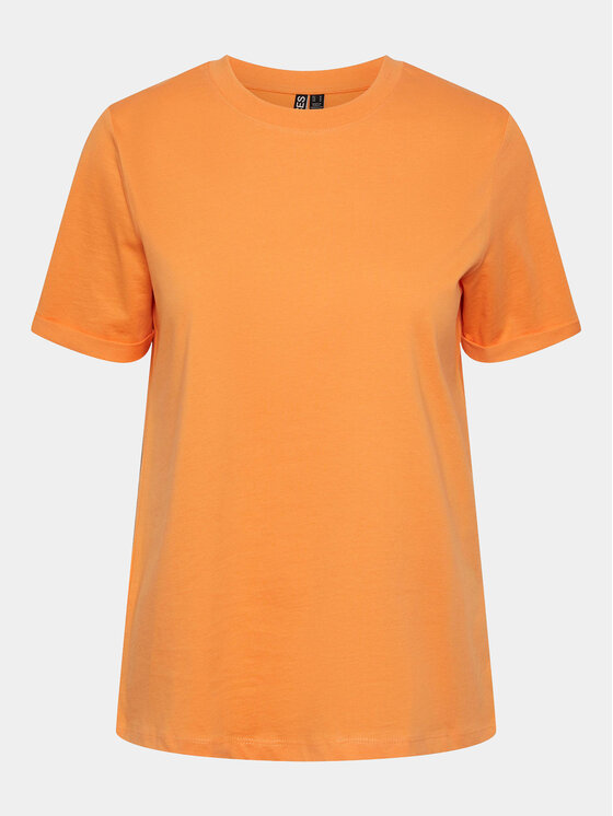 Pieces Pieces Tricou Ria 17086970 Portocaliu Regular Fit