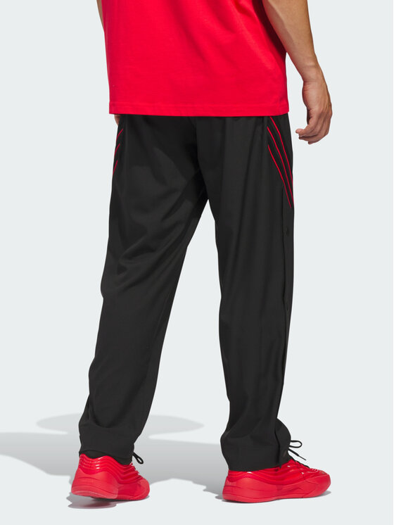 adidas adidas Spodnie materiałowe 151835 Czarny Loose Fit