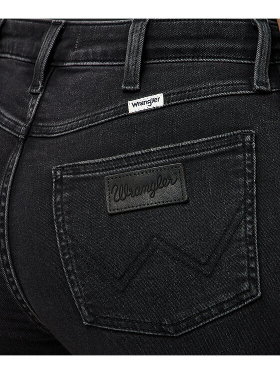 Wrangler Wrangler Jeansy 112371164 Czarny Skinny Fit