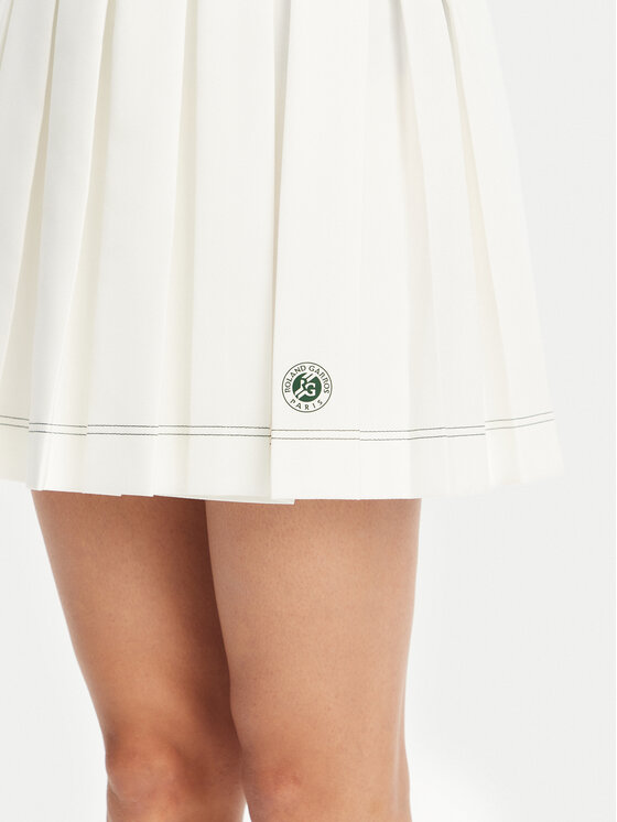 Lacoste Lacoste Tenisová sukně JF7302 Écru Regular Fit