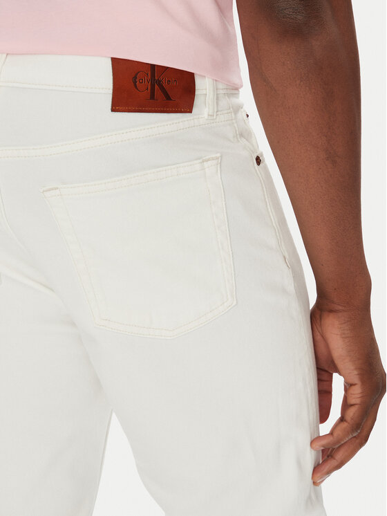 Calvin Klein Jeans Calvin Klein Jeans Дънки LV04LB781G Бял Straight Fit