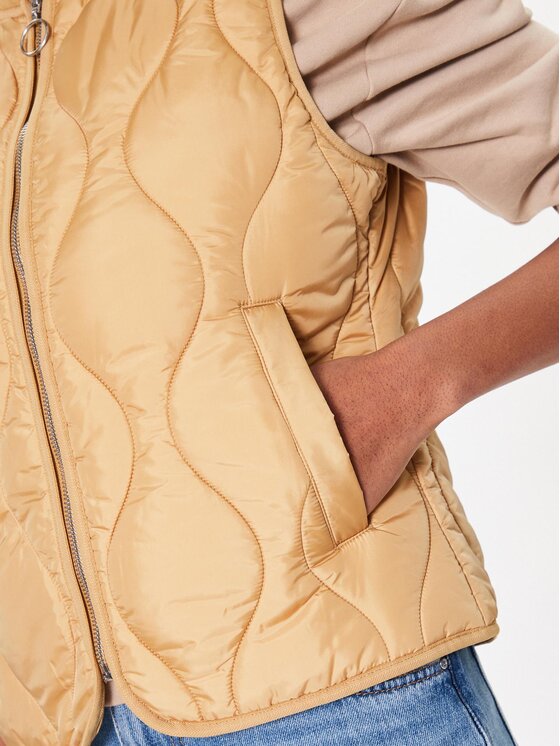 Mustang Mustang Prsluk Holly 1013606 Bež Regular Fit