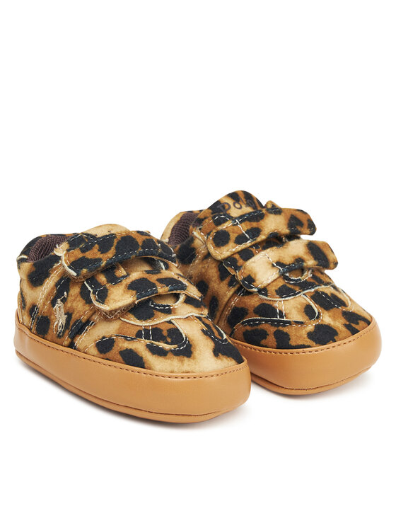 Polo Ralph Lauren Polo Ralph Lauren Kūdikių bateliai Heritage Court III T-Toe RL03388256 Ruda