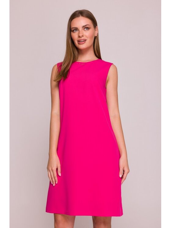 Stylove Stylove Sukienka codzienna S408 Różowy A-Line Fit