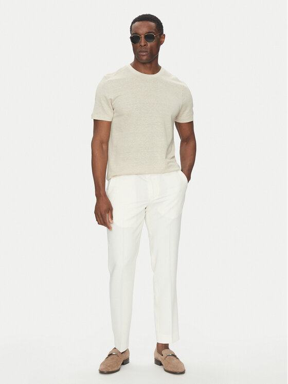 BOSS BOSS T-krekls H-Thompson 28 50537488 Bēšs Regular Fit