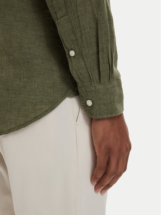 Tommy Hilfiger Tommy Hilfiger Camicia MW0MW41530 Verde scuro Regular Fit