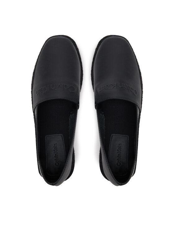 Calvin Klein Calvin Klein Espadrilky Espadrille Lth HM0HM01882 Černá