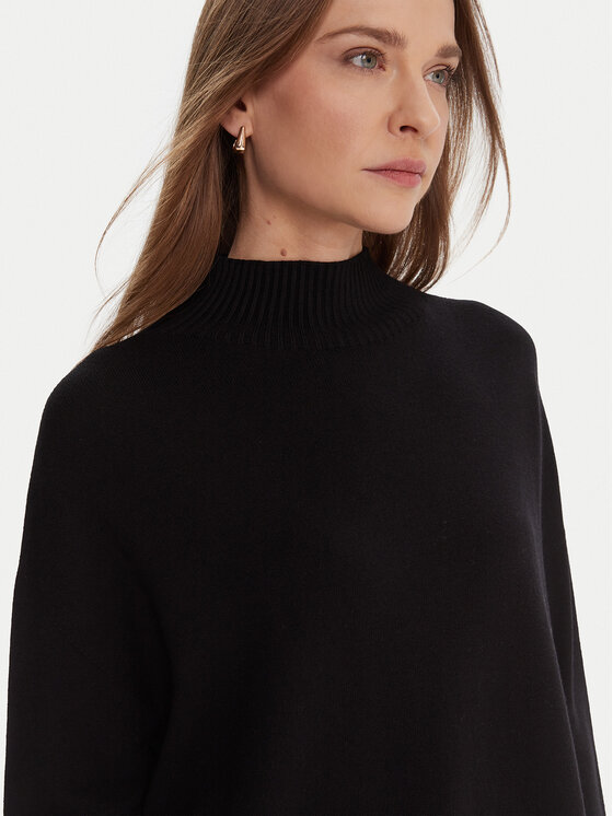 Kontatto Kontatto Pullover 3M0822C Schwarz Relaxed Fit