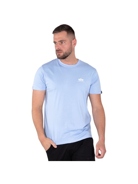 Alpha Industries Alpha Industries Tričko AI.188505-513 Modrá Basic Fit