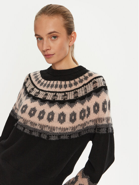 Marella Marella Džemperis Dito 2423366182 Melns Relaxed Fit