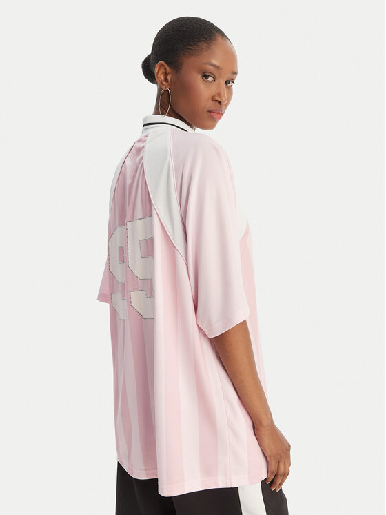 Juicy Couture Juicy Couture Polokošile Juicy Football JCSCT126407 Růžová Oversize