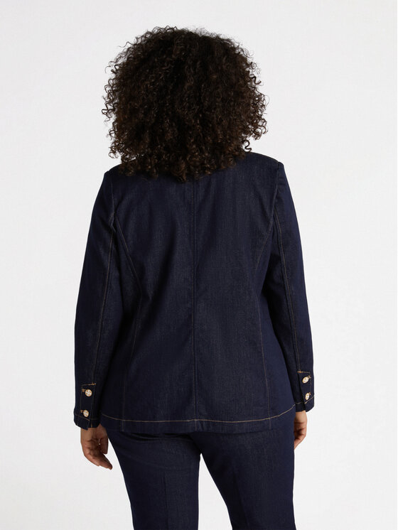 Fiorella Rubino Fiorella Rubino Giacca outdoor Q493T000170N034 Blu A-Line Fit