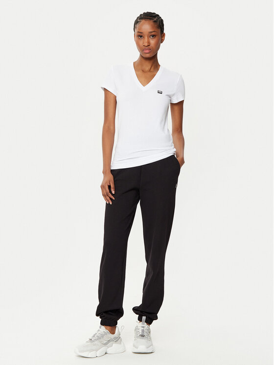 Armani Exchange Armani Exchange Majica XW000105 AF11929 U0002 Bela Slim Fit