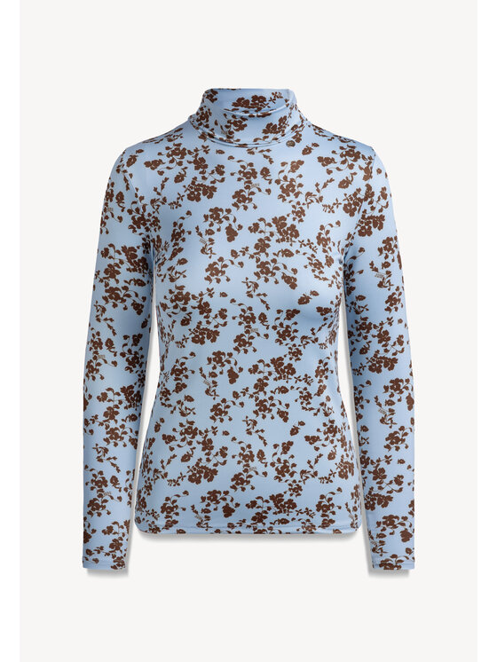 BIZUU BIZUU Golf OWAKA BLUE LONGSLEEVE Niebieski Standard Fit