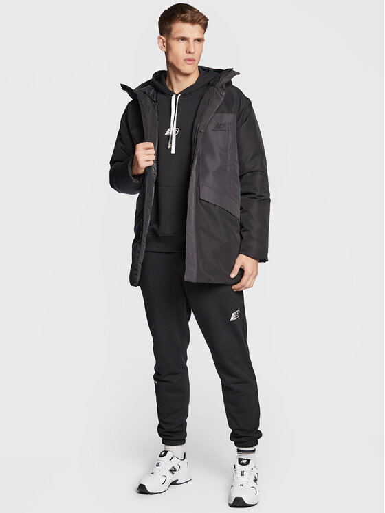 New Balance New Balance Зимно яке MJ23504 Черен Relaxed Fit