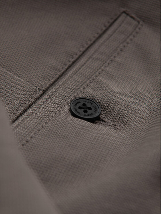 Ombre Ombre Chino kalhoty OM-PACP-0188 Béžová Regular Fit