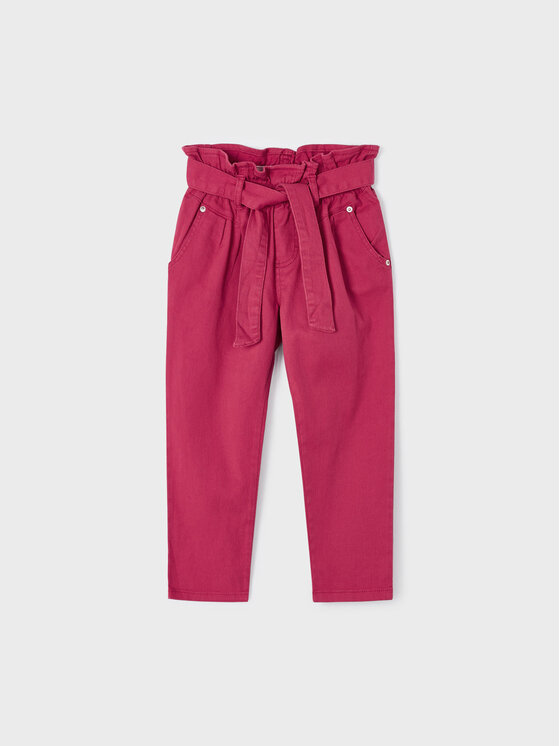 Mayoral Mayoral Pantaloni di tessuto 3502 Bordeaux