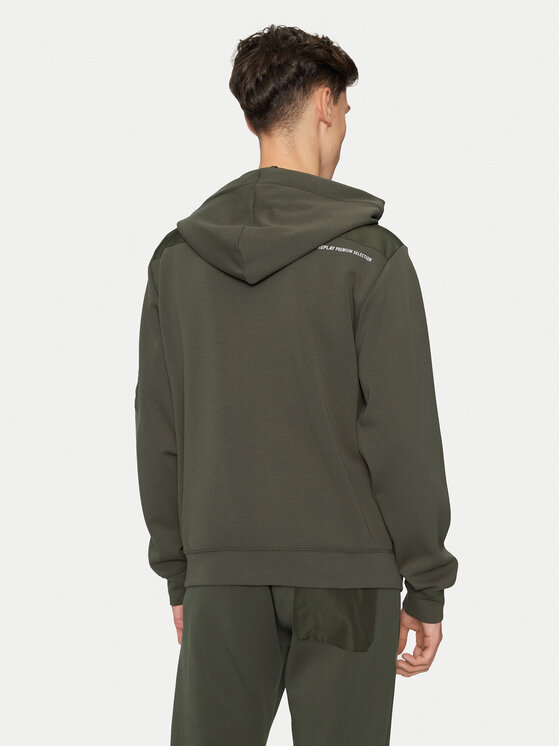 REPLAY REPLAY Hanorac M6964 .000.23655 Verde închis Regular Fit