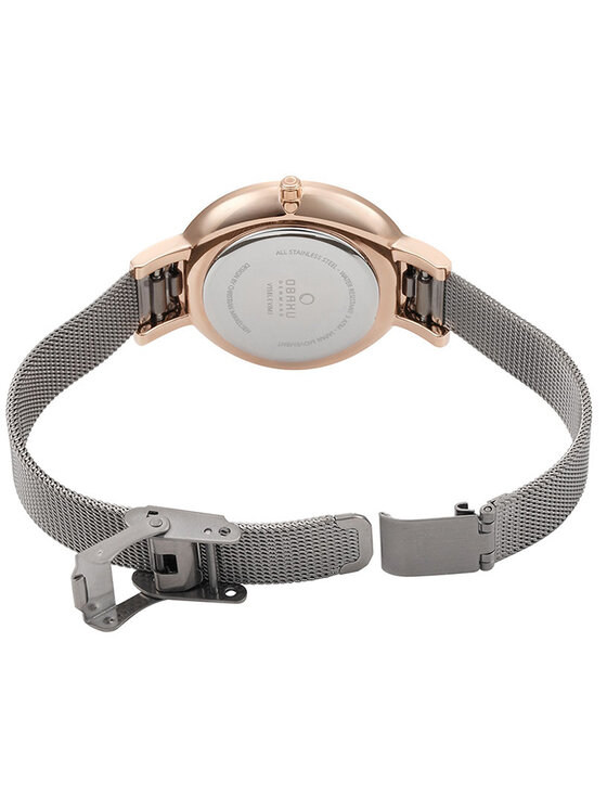 Obaku Obaku Hodinky V158LEVJMJ Šedá