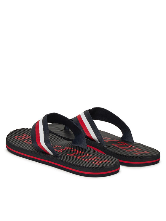 Tommy Hilfiger Tommy Hilfiger Japonki Massage Beach Sandal FM0FM05443 Granatowy