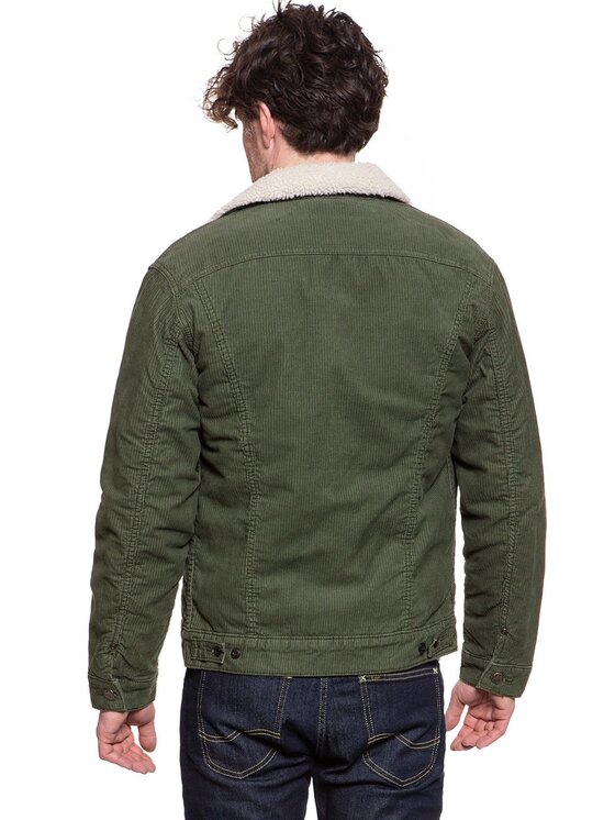 Lee Lee Giubbotto invernale SHERPA JACKET Verde Regular Fit
