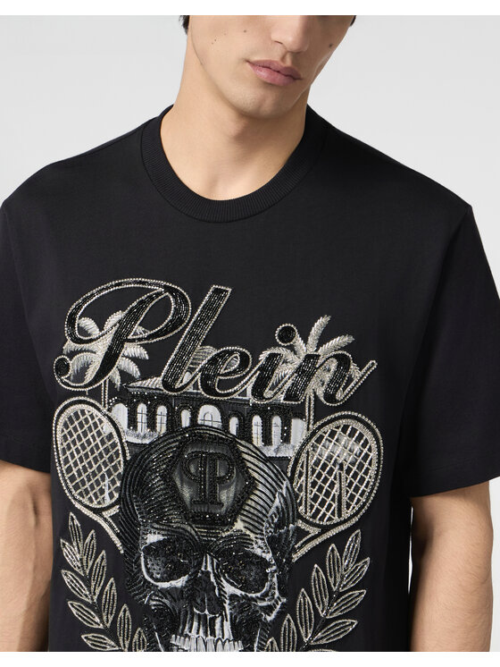 PHILIPP PLEIN PHILIPP PLEIN T-Shirt 30560 Czarny Regular Fit