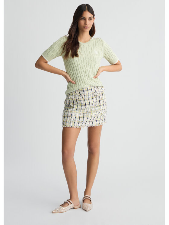 Liu Jo Liu Jo Maglione WA5117MS016C3675 Verde Regular Fit