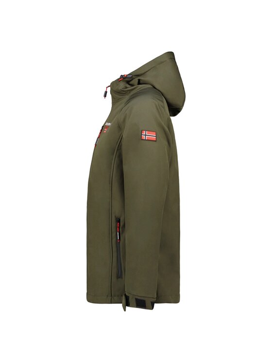 Geographical Norway Geographical Norway Kurtka softshell WY1161H/GN-Kaki Zielony Regular Fit